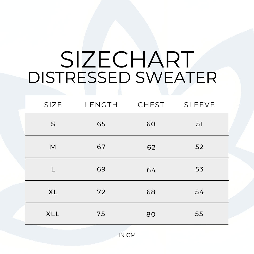 KEN - DISTRESSED SWEATER